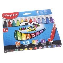 Flomasteri MAPED Color Peps 12 krās.Maxi