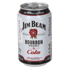 Alk.Kokteilis Jim Beam&Cola 4.5% 0.33l ar depoz.