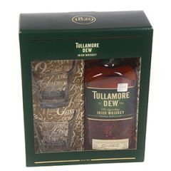 Viskijs Tullamore Dew 40% 0.7l ar 2 glāzēm