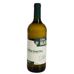 Vīns Liter Man white semi dry 12.5% 1l