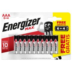 Bar.el. Energizer AAA Max 6+4gab