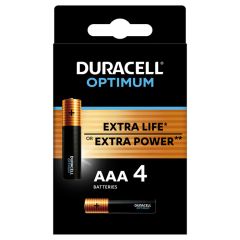 Bar.el.Duracell Optimum AAA 4gab.