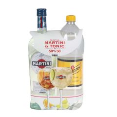 Vermuts Martini Blanco 1L 15%+ toniks 1.4l ar depoz.
