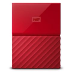 Cietais disks WD MyPassport 1TB sarkans