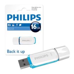 Zibatmiņa Philips USB 2.0 16GB Snow Edition zila