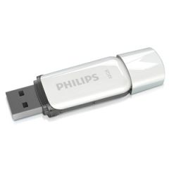 Zibatmiņa Philips USB 2.0 32GB Snow Edition pelēka