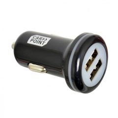 Lādētājs dubults USB 12/24V