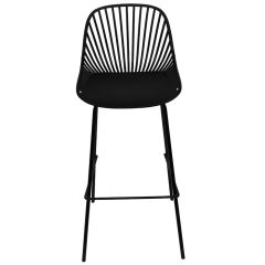 Bāra krēsls SALERNO 48.5x46xH103cm melns