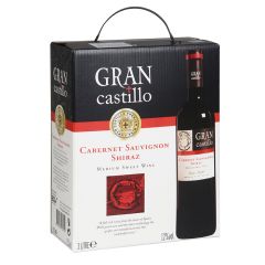 Vīns Gran Castillo Cabarnet Sauv.-Shiraz 12% 3l