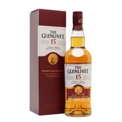 Viskijs The Glenlivet 15YO 40% 0.7l