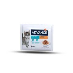 Konservi kaķēniem Advance chicken 85g 4gab.