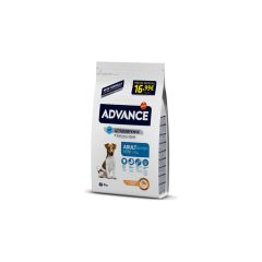 Barība suņiem Advance mini Adult vista, rīsi 3kg