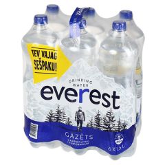 Dzeram.ūdens Everest gāzēts 6x1.5l ar depoz.
