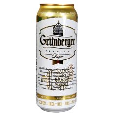 Alus Grunberger 5% 0.5l ar depoz.