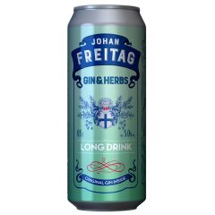 Alk.Kokteilis Johan Freitag GIN&HERB 5% 0.5l ar depoz.
