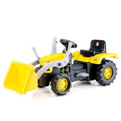 Rot. Traktors ar pedāļiem Dolu Eskavators 53x113x45cm 36+