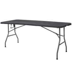 Saliekams galds Springos GF0052 180cm, melns