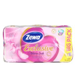 Tual.papīrs Zewa Exclusive Ultra Soft  4kārtu 16ruļļi