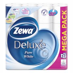 Tual.papīrs Zewa Deluxe Pure white 3-kārt.32 ruļļi