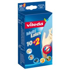 Cimdi Vileda Multi Latex 10+2 S/M 1gab.