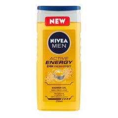 Dušas želeja vīriešu Nivea Active Energy 250ml
