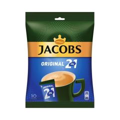 Kafija šķīst. Jacobs 2in1 10x15.2g