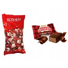 Konfektes Roshen šokolādes Johny Krocker 1kg