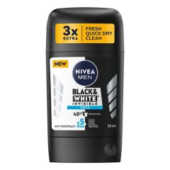 Dezodorants Nivea Men Black&White Invisible Fresh 50ml
