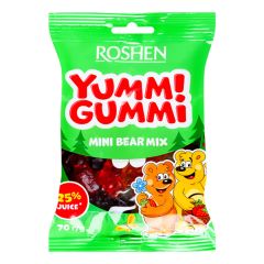 Želejkonfektes Roshen Yummi Gummi Bear Mix 70g