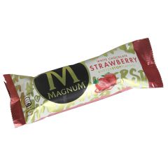 Saldējums Magnum Strawbery- White 110ml/90g