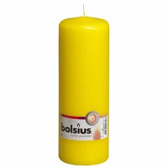 Svece stabs Bolsius dzeltena 6.8x20cm