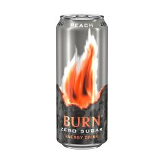 Enerģijas dzēriens Burn Zero Peach 330ml ar depoz.