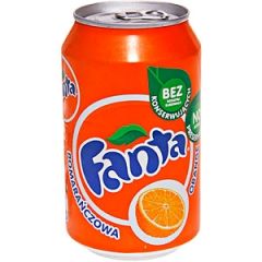 Dzēriens Fanta Orange 0.33l bundžā ar depoz.