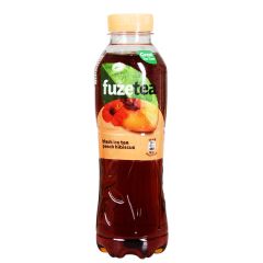 Dzēriens Ledus tēja Fuze tea Peach&Hibiscus 0.5l ar depoz.