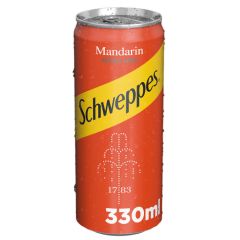 Dzēriens Schweppes Mandarin gāz.0.33l