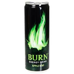 Enerģijas dzēriens Burn ābolu. kivi 0.33l ar depoz.