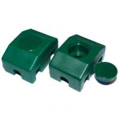 Fiksators paneļiem 40*30mm/d6mm zaļš