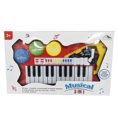 Rot. Klavieres Electronic Keyboard 3in1 05005B