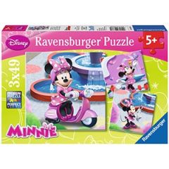 Puzle 3x49 Minnie Mouse