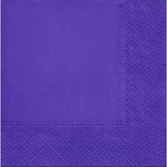 Salvetes 33x33cm Unicolor violetas