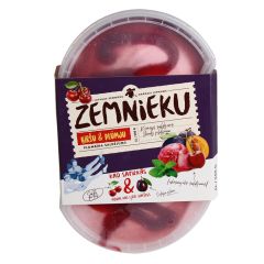 Saldējums Zemnieku plūmju, ķiršu 1l/500g