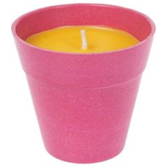 Pretodu svece trauciņā 6.5x6cm dažādas krāsas