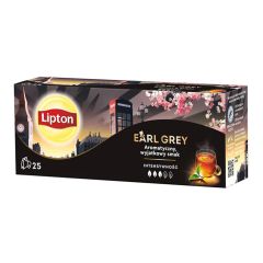 Tēja melnā Lipton Earl Grey 25gab.