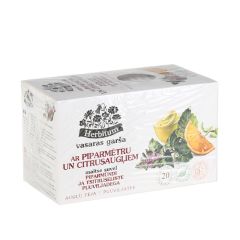 Tēja augļu Herbitum Vasaras piparmētru, citrusaugļu 2.5gx20