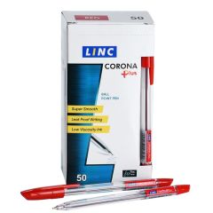 Pildspalva lodīšu 0.3mm, sarkana, Linc Corona Plus [50]