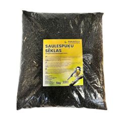 Barība putniem Saulespuķes Pakavs.lv melnas, maisā 5kg