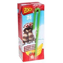 Sula Zoo Minion banānu-zemeņu 0.2L