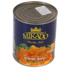 Mandarīnu daiviņas sīrupā Mikado 850ml