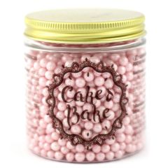 Cukura pērlītes Cake&Bake rozā 150g