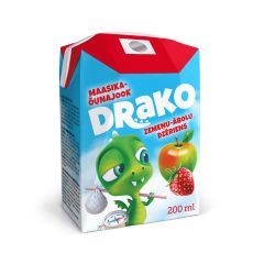 Dzēriens Drako zemeņu-ābolu 0,2l